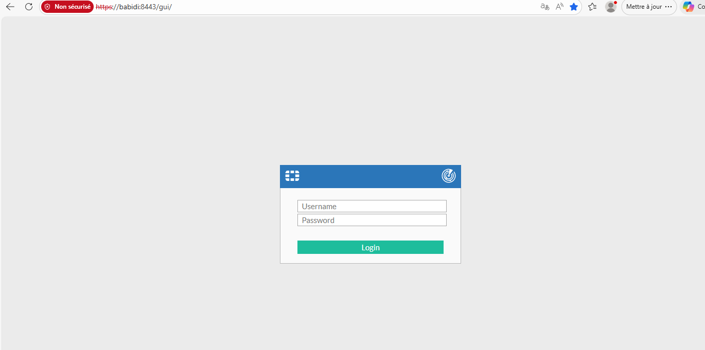 FortiNAC login